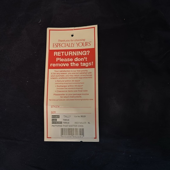 African Print High Low Dress - Picture 7 of 9